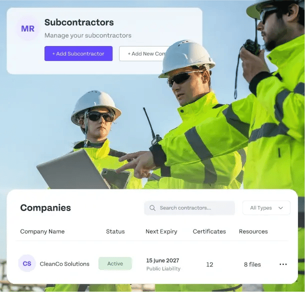 Construction - Subcontractors