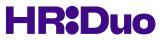 HR Duo logo purple