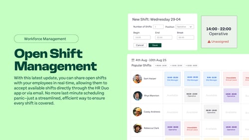 Open Shift Management HR Duo