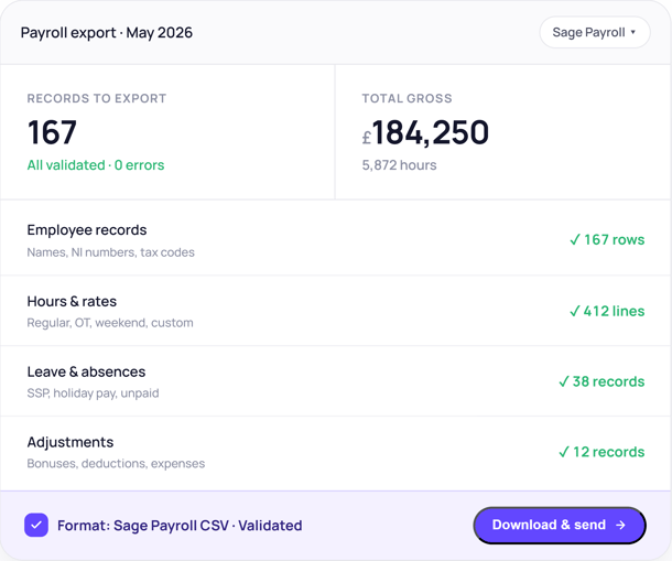 Payroll and Finance - payroll-export for May 2026